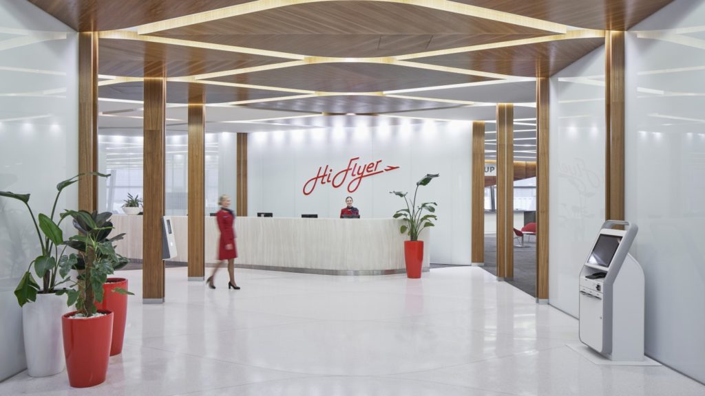 Virgin Australia Melbourne Lounge entrance