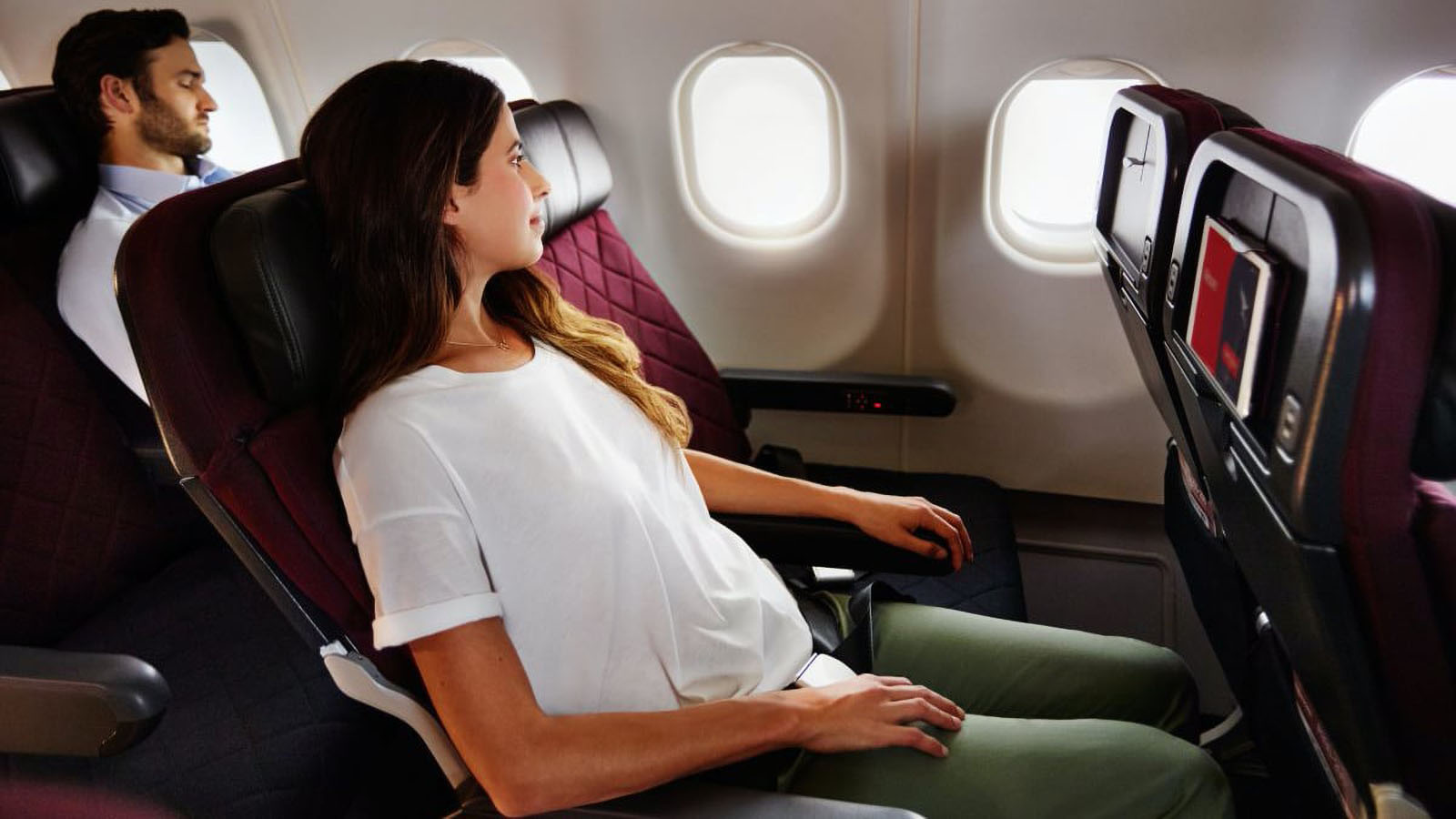 Qantas Airbus A330 Economy Class