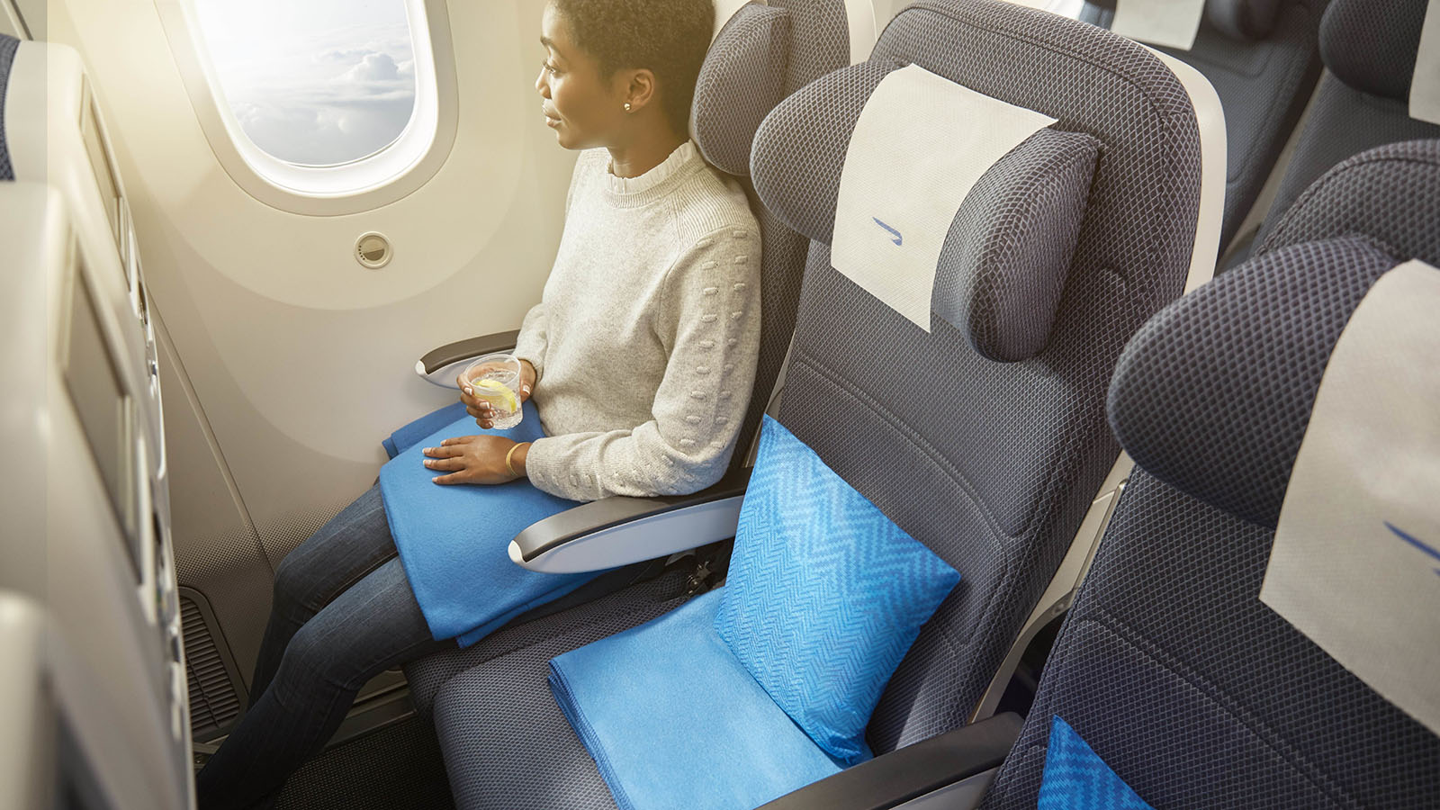 British Airways' Boeing 787 World Traveller Economy Class