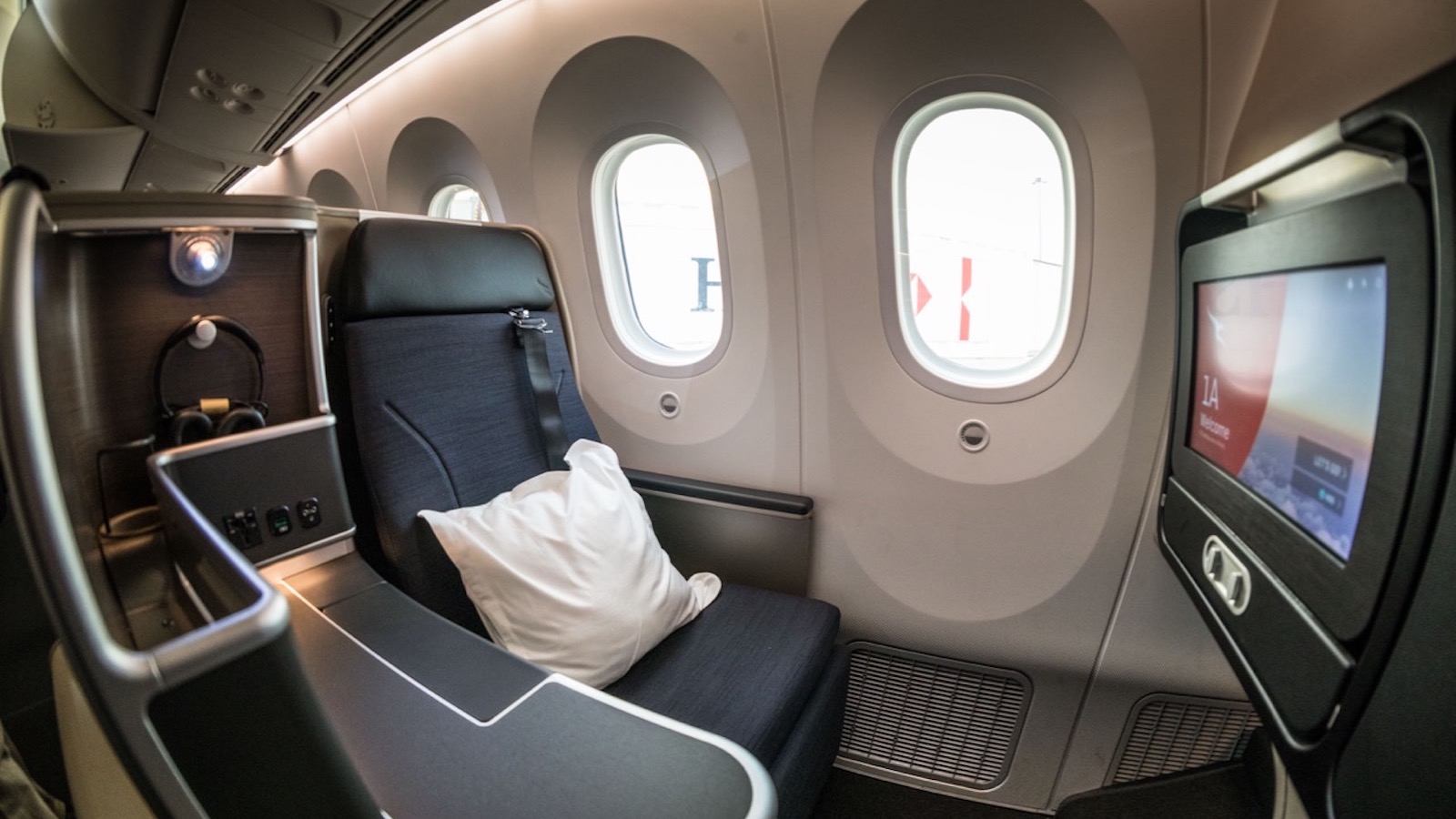 Qantas 787 Business Class