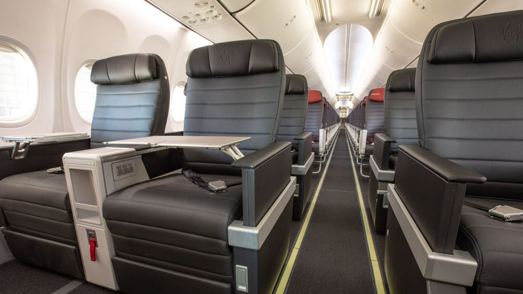 Virgin Australia Business Class seat