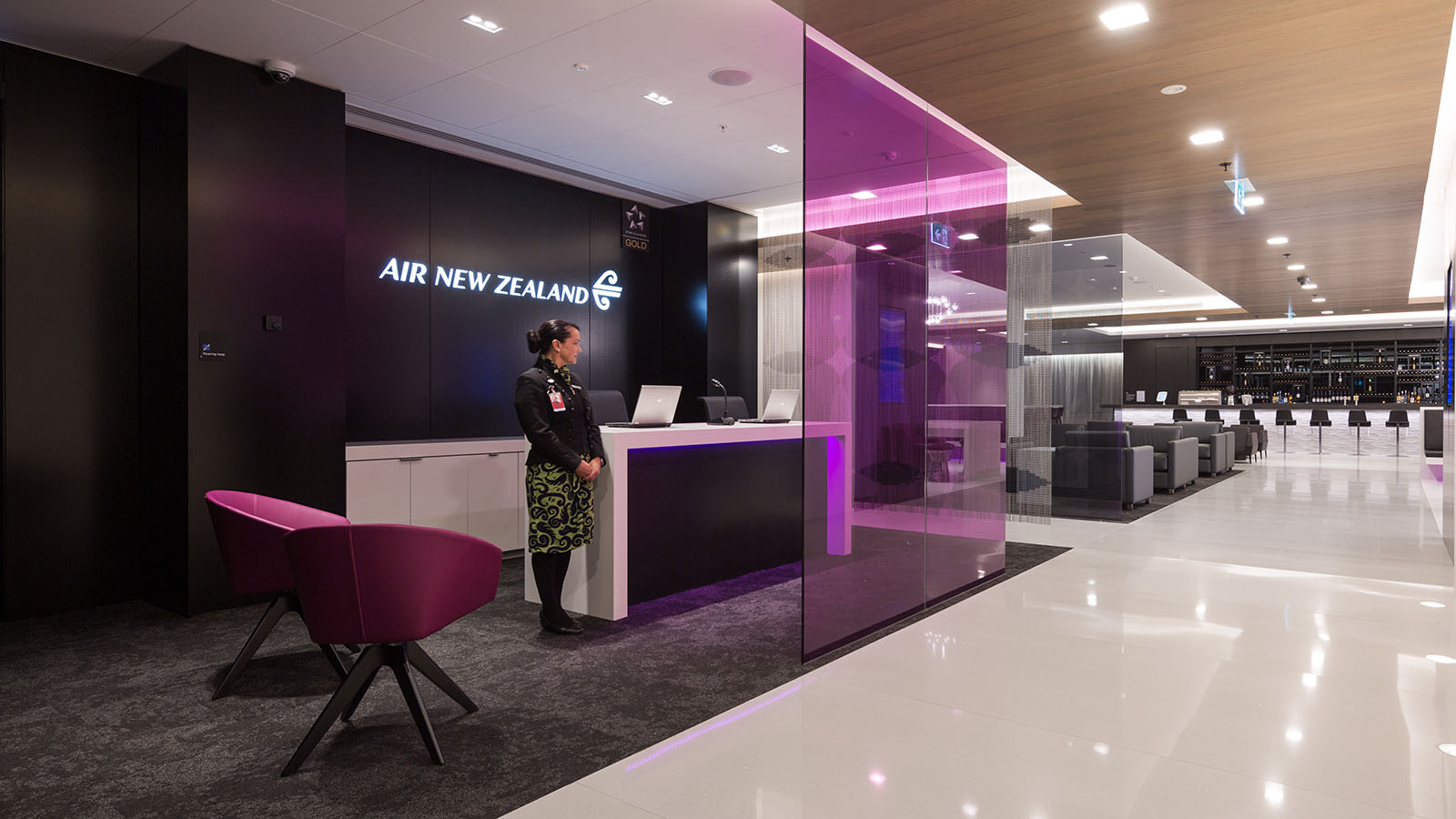 Air New Zealand lounge, Sydney