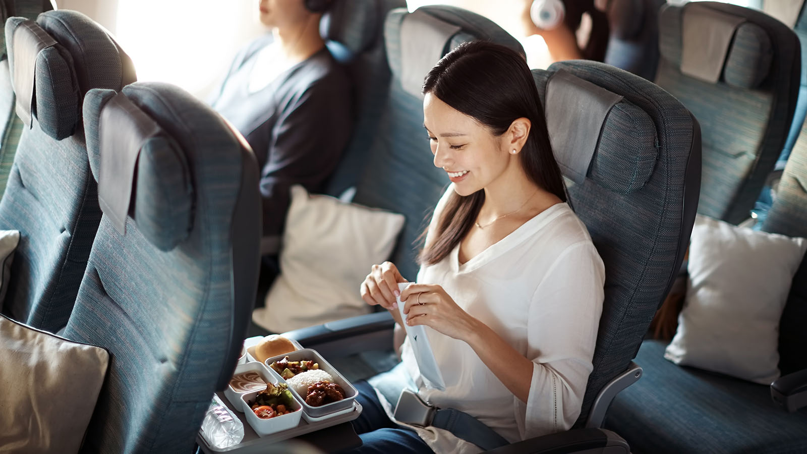 Cathay Pacific Airbus A350 Economy Class