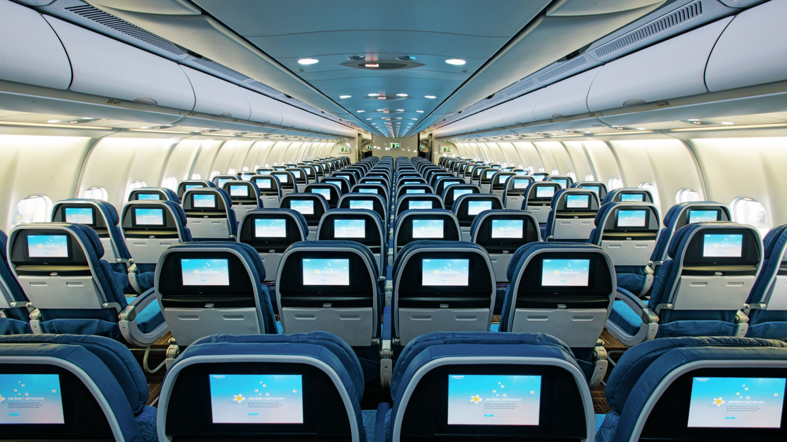 Hawaiian Airlines Airbus A330 Economy Class