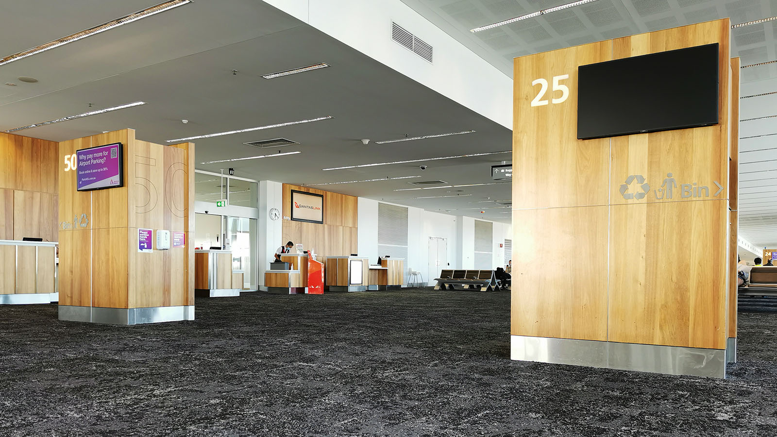 Boarding gate at Adelaide Airport