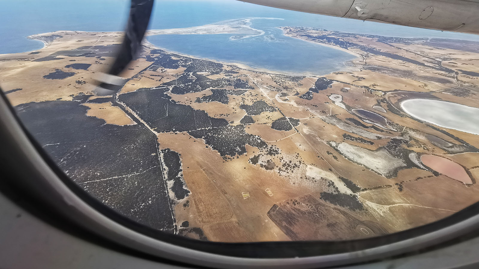 View from QantasLink Dash 8 Q300 Economy