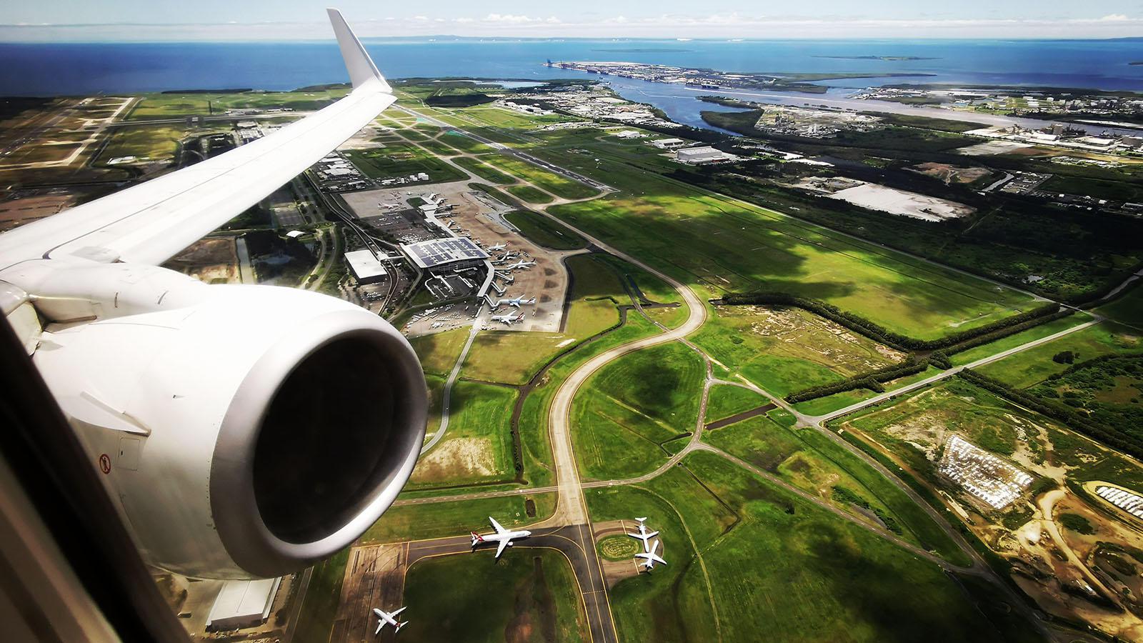 Flying Qantas from Brisbane Airport