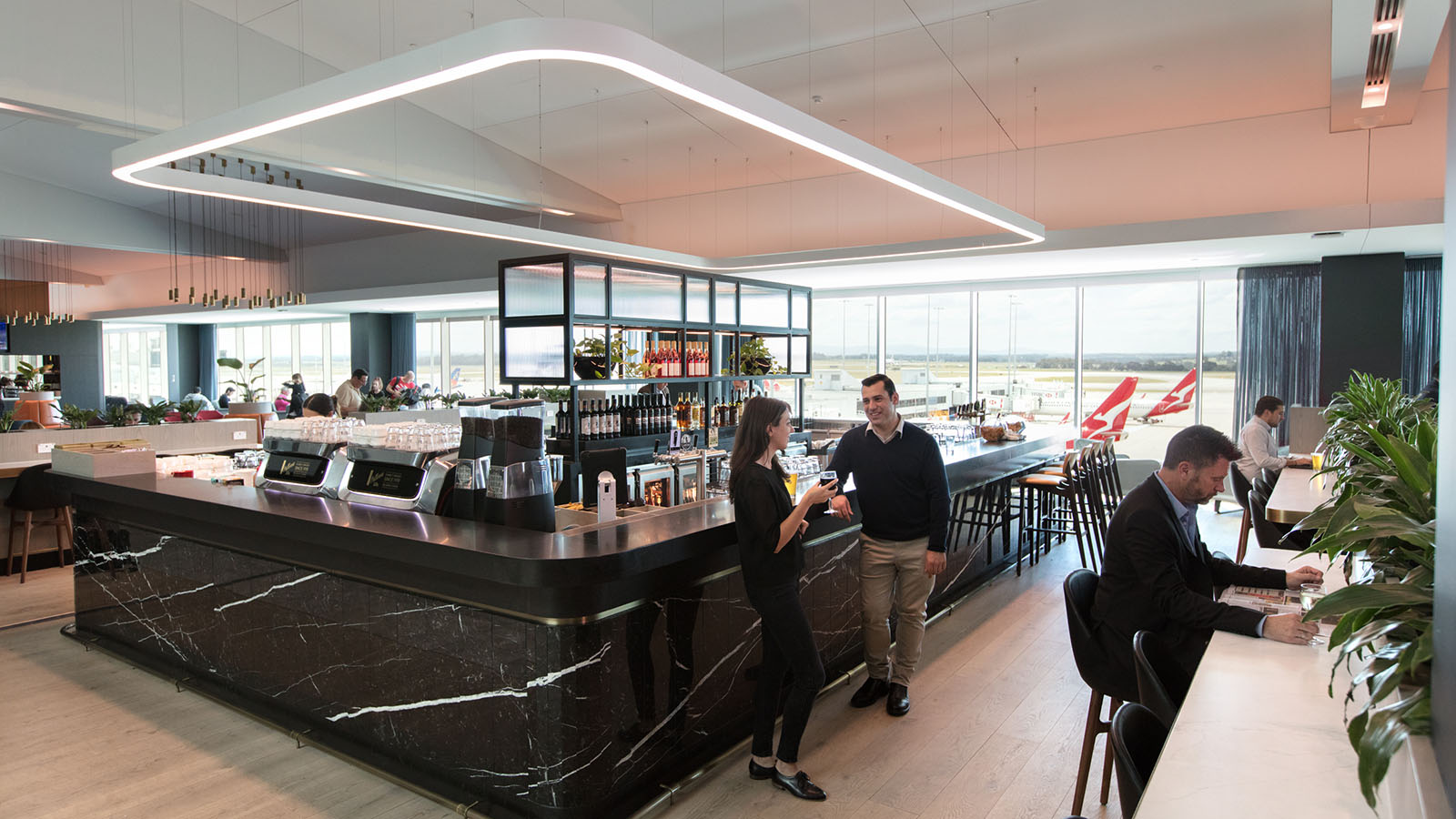 Qantas Domestic Business Lounge, Melbourne