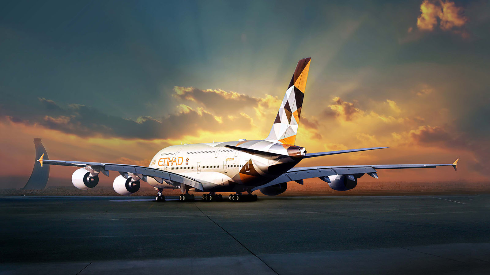 Etihad Airbus A380 grounded