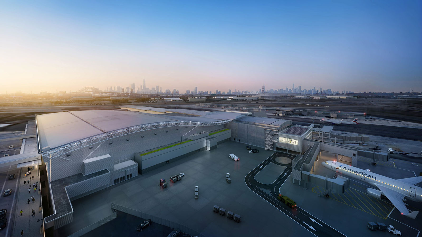 New York Terminal 8 check-in