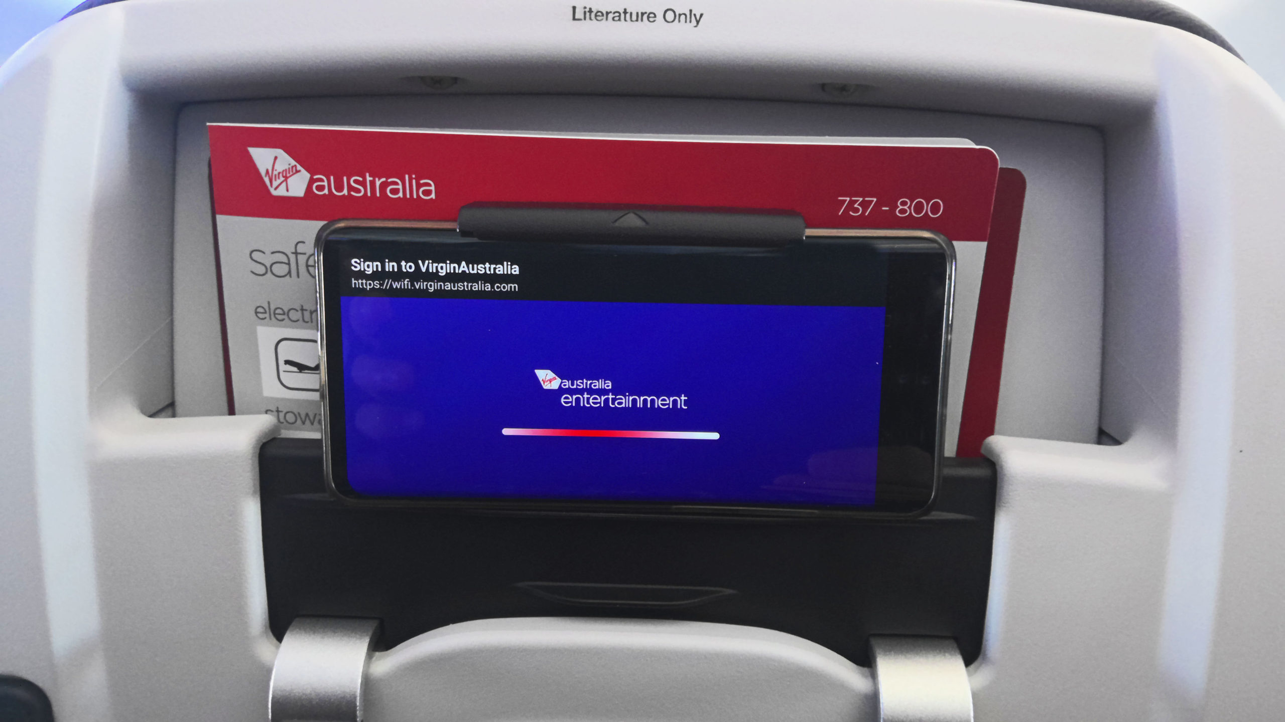 Virgin Australia's new Economy Class entertainment