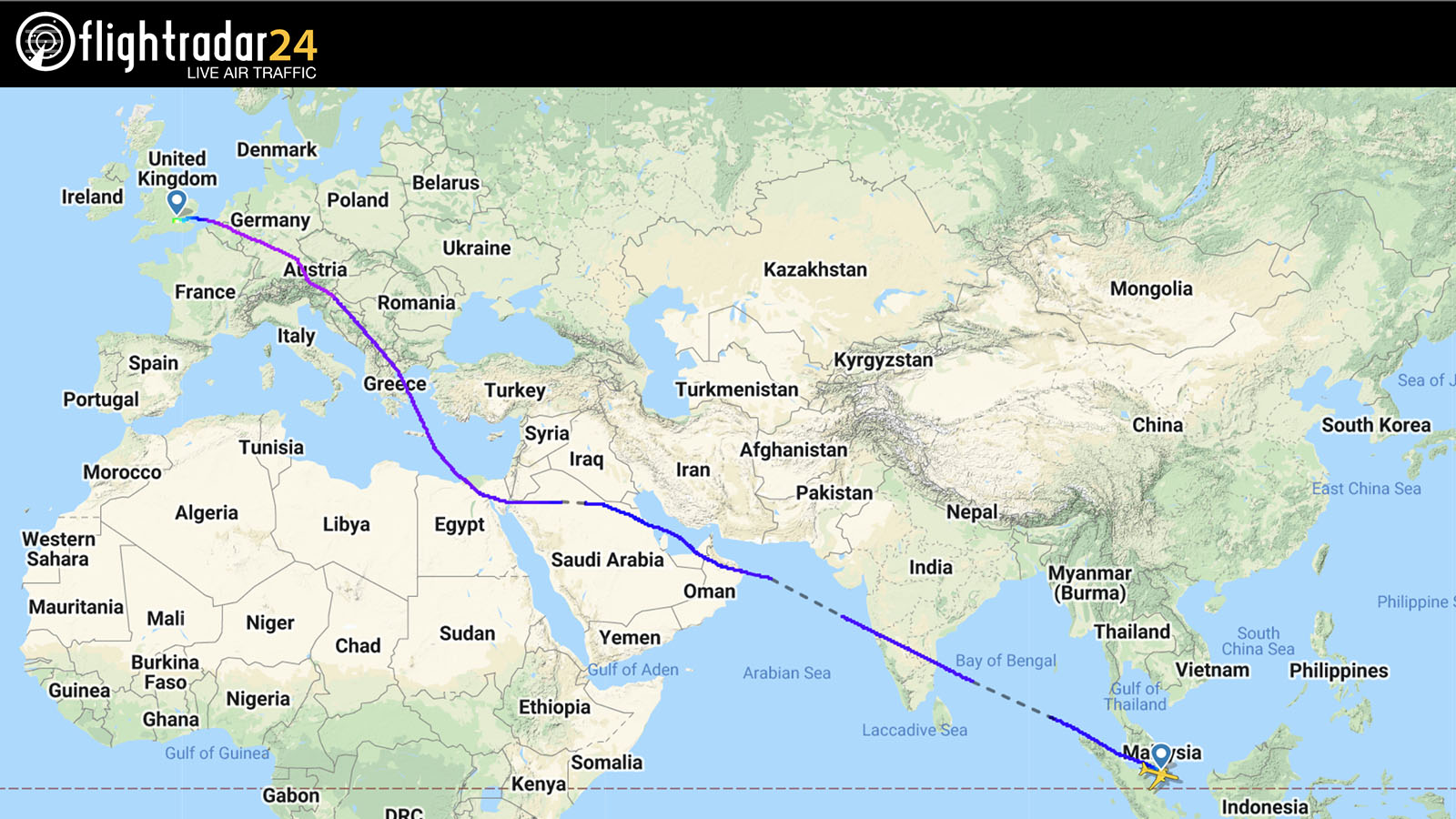 Flight Map London To Singapore At Travis Dexter Blog