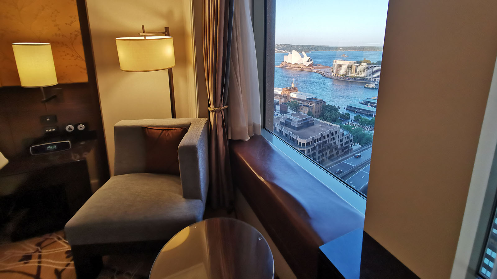 Room with a view at Shangri-La Sydney