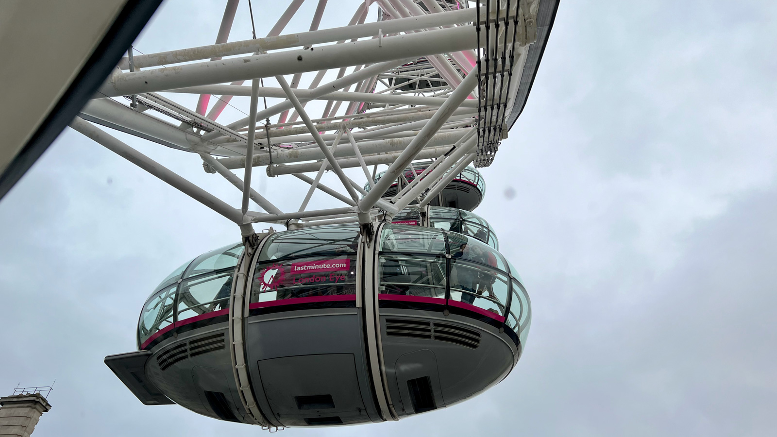 London Eye pod heated