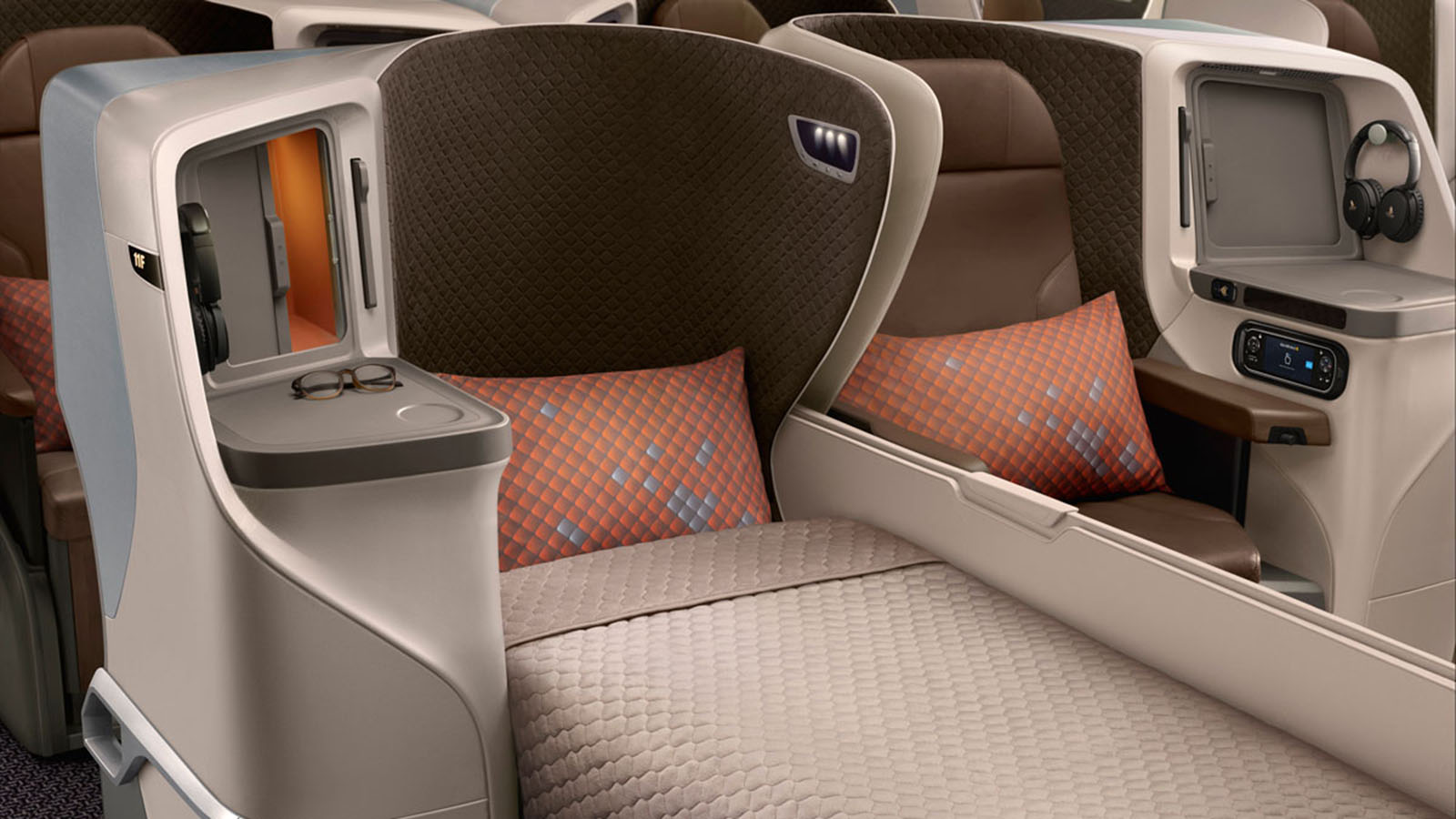 Singapore Airlines' regional and medium-haul Business Class