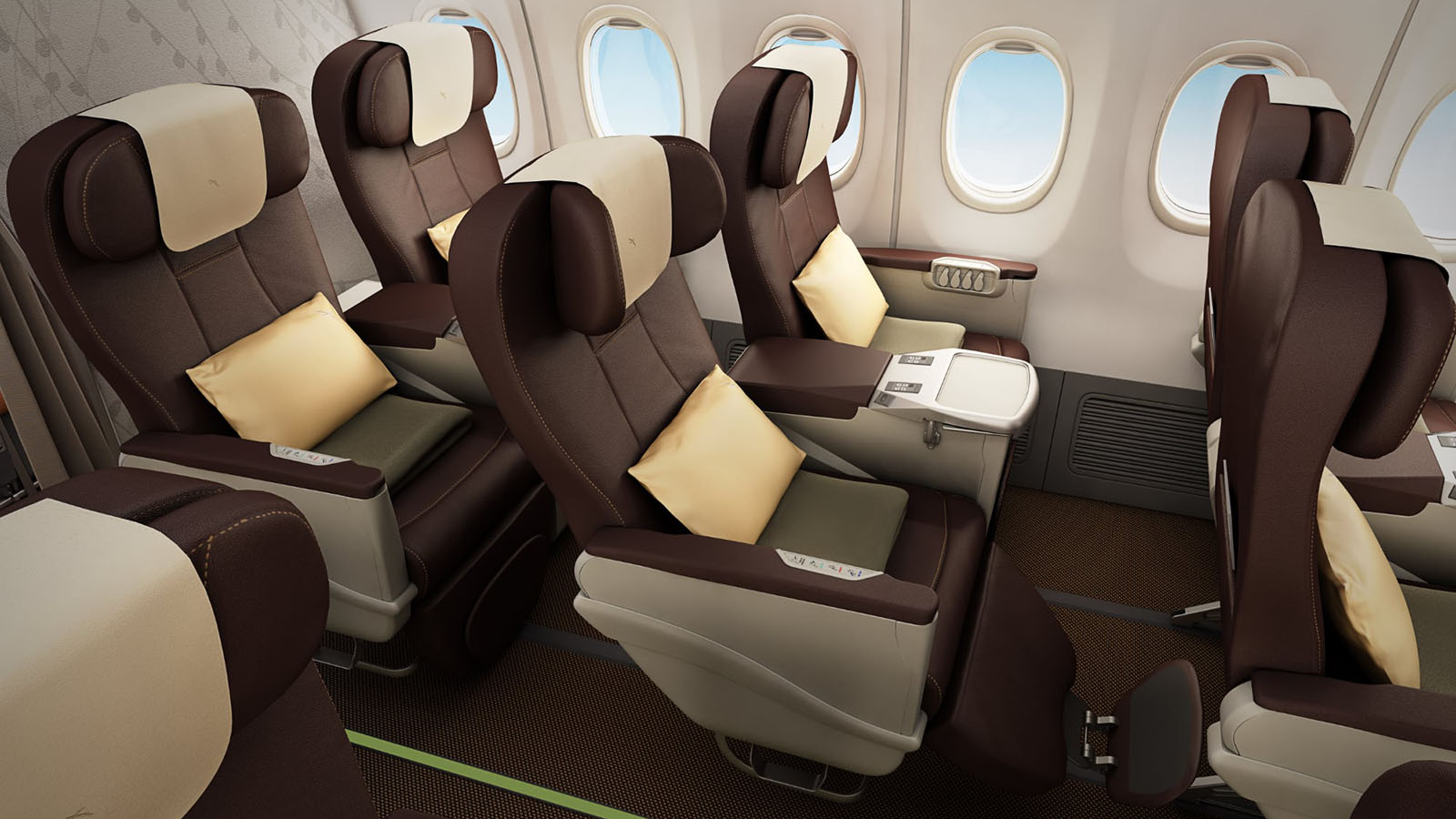 Singapore Airlines' Boeing 737-800 Business Class