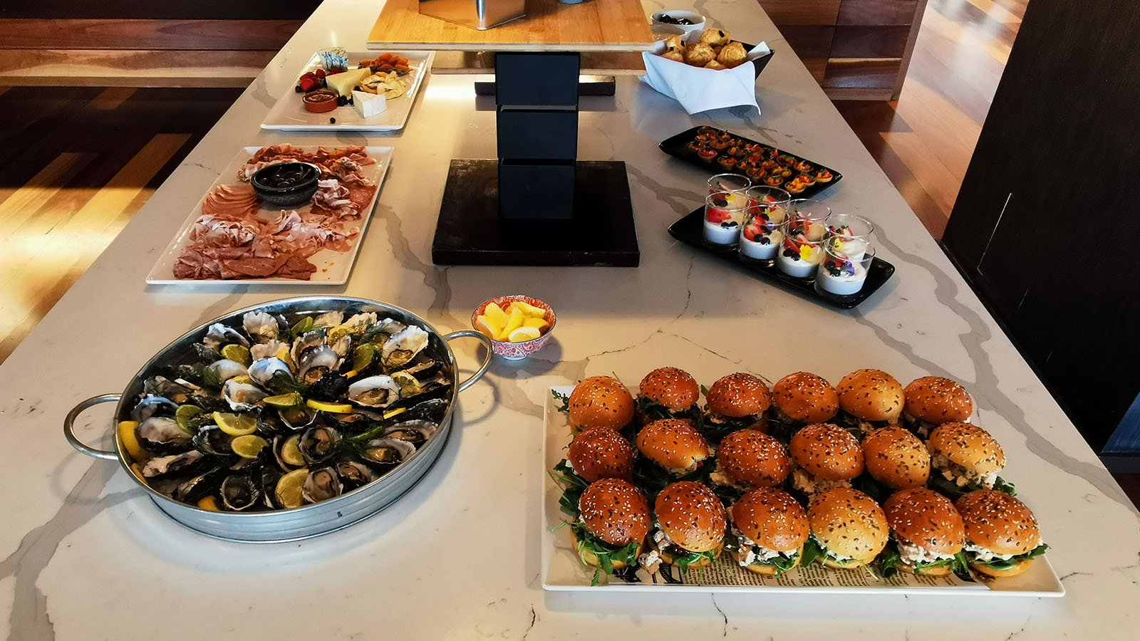 Pan Pacific Melbourne Pacific Club evening canapes