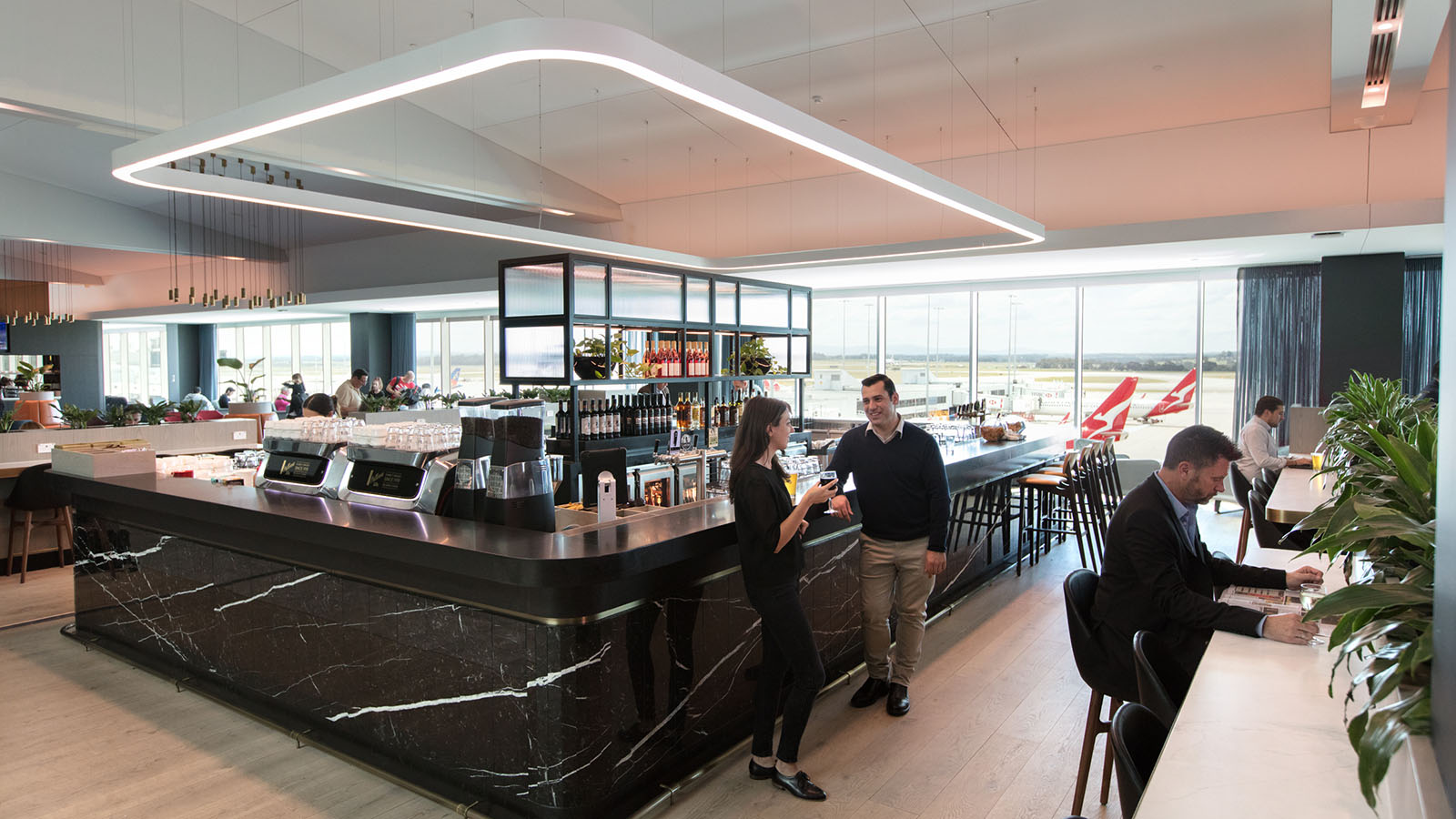 Qantas Domestic Business Lounge Melbourne