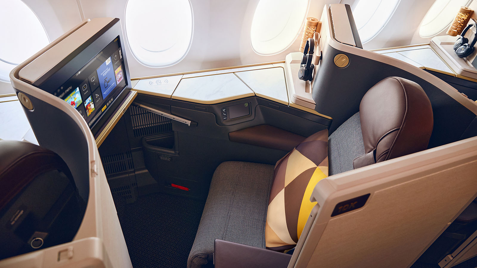 Etihad Airways' Airbus A350-1000 Business Class