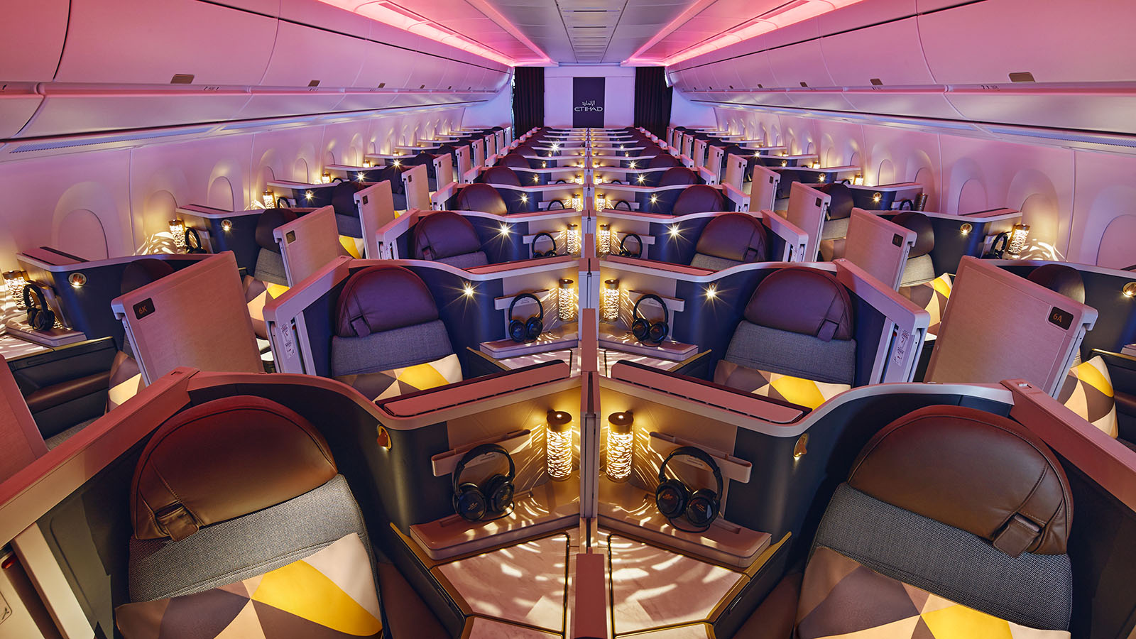 Etihad Airways' Airbus A350-1000 Business Class
