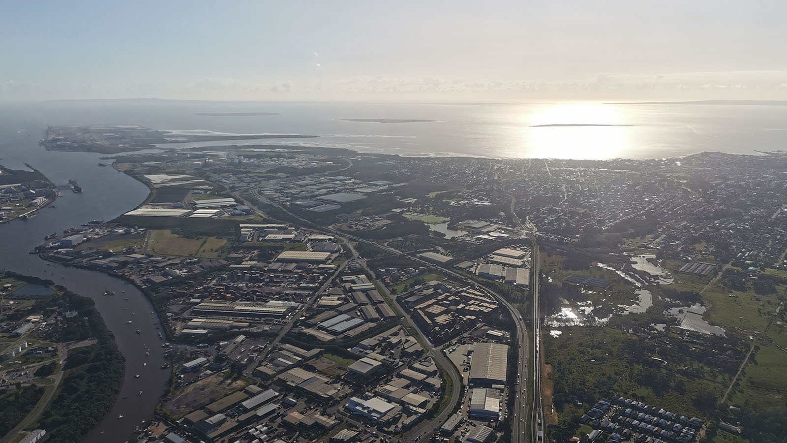 View from Qantas Boeing 737 Economy