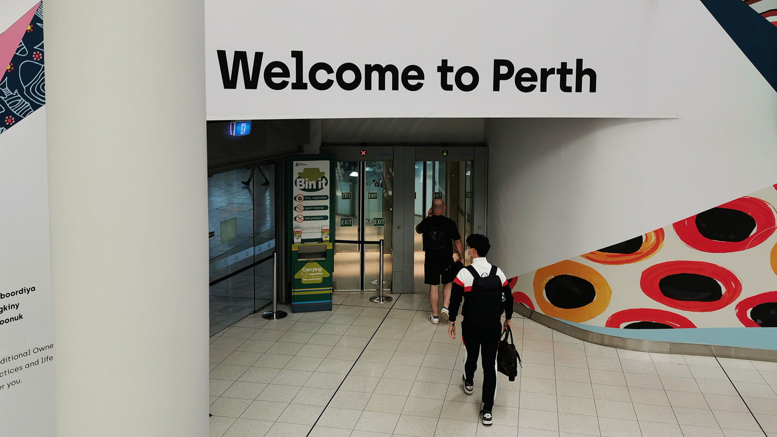 Arriving in Perth