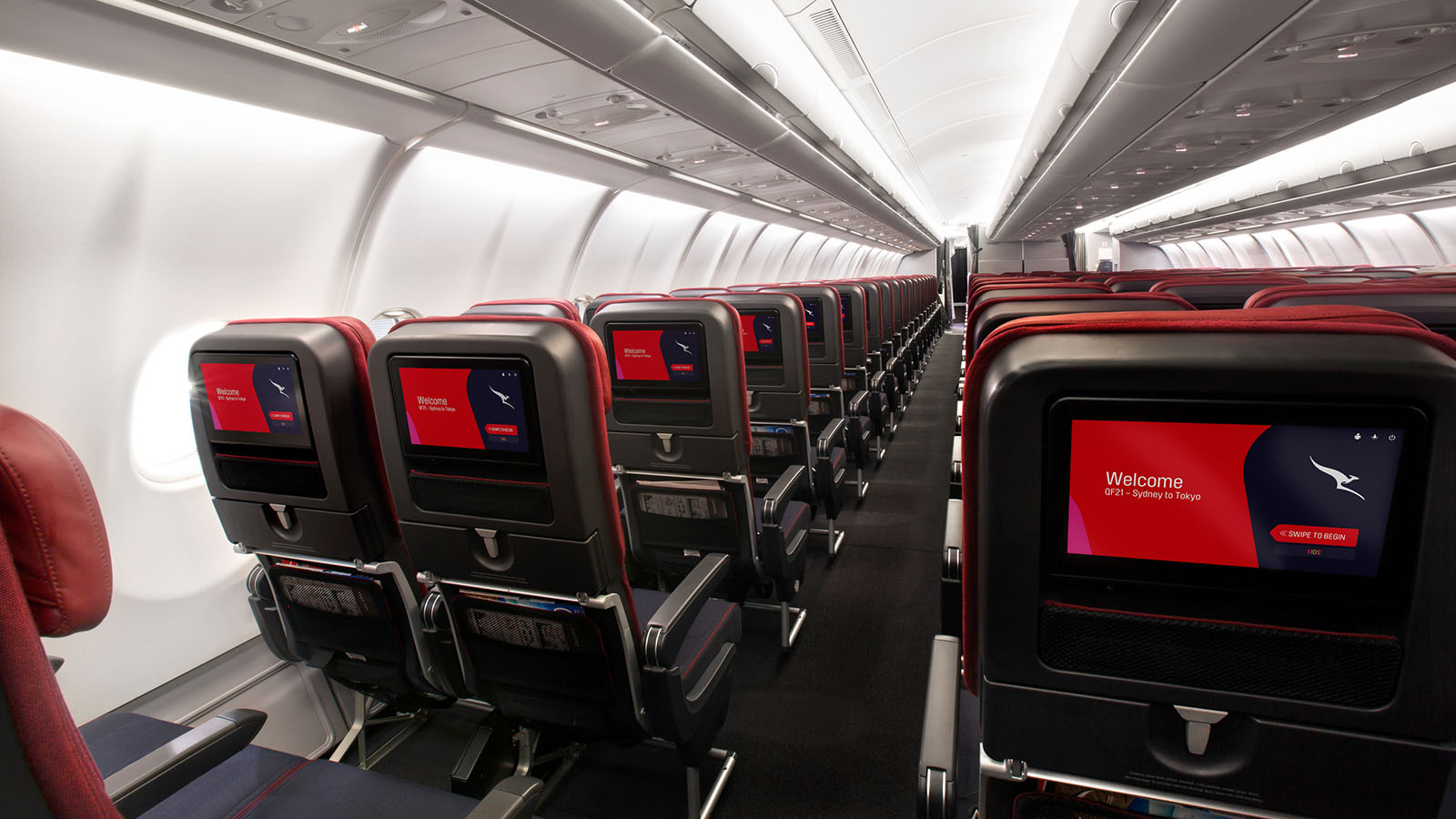 Qantas Airbus A330 Economy