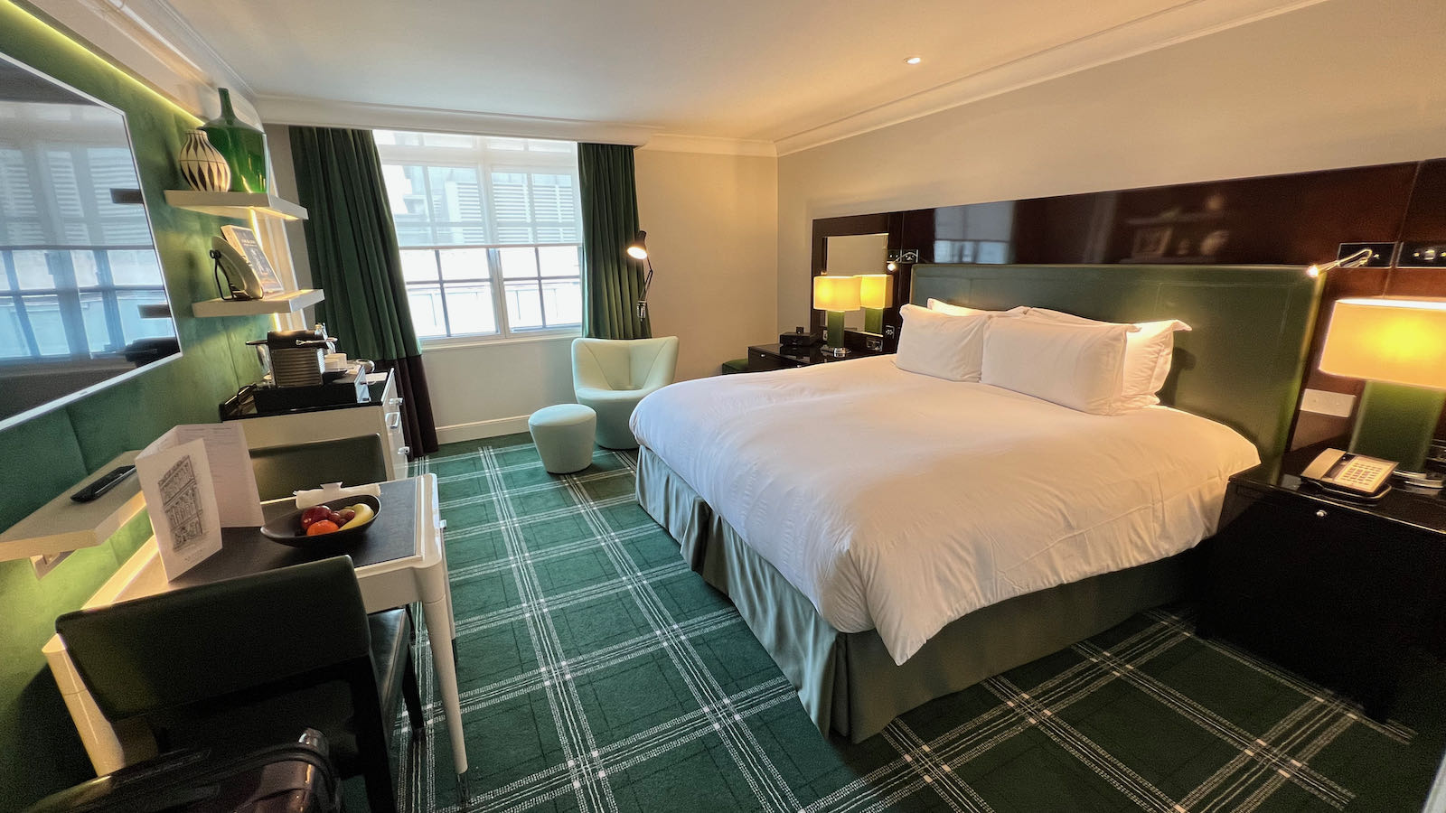 newly designed luxury room Sofitel London St James