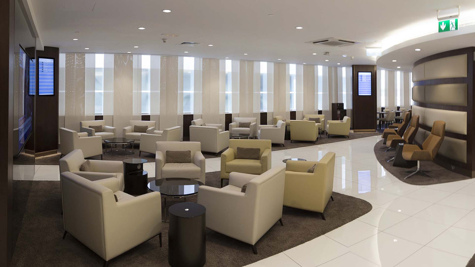 Etihad Airways' Business Class Lounge in Abu Dhabi