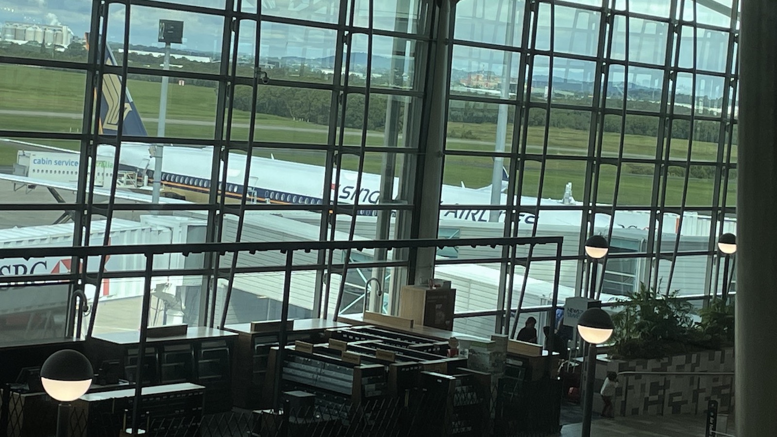 Viewing A350 from Brisbane KrisFlyer Lounge