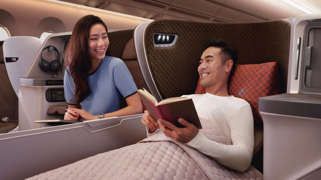 Singapore Airlines' medium-haul Business Class