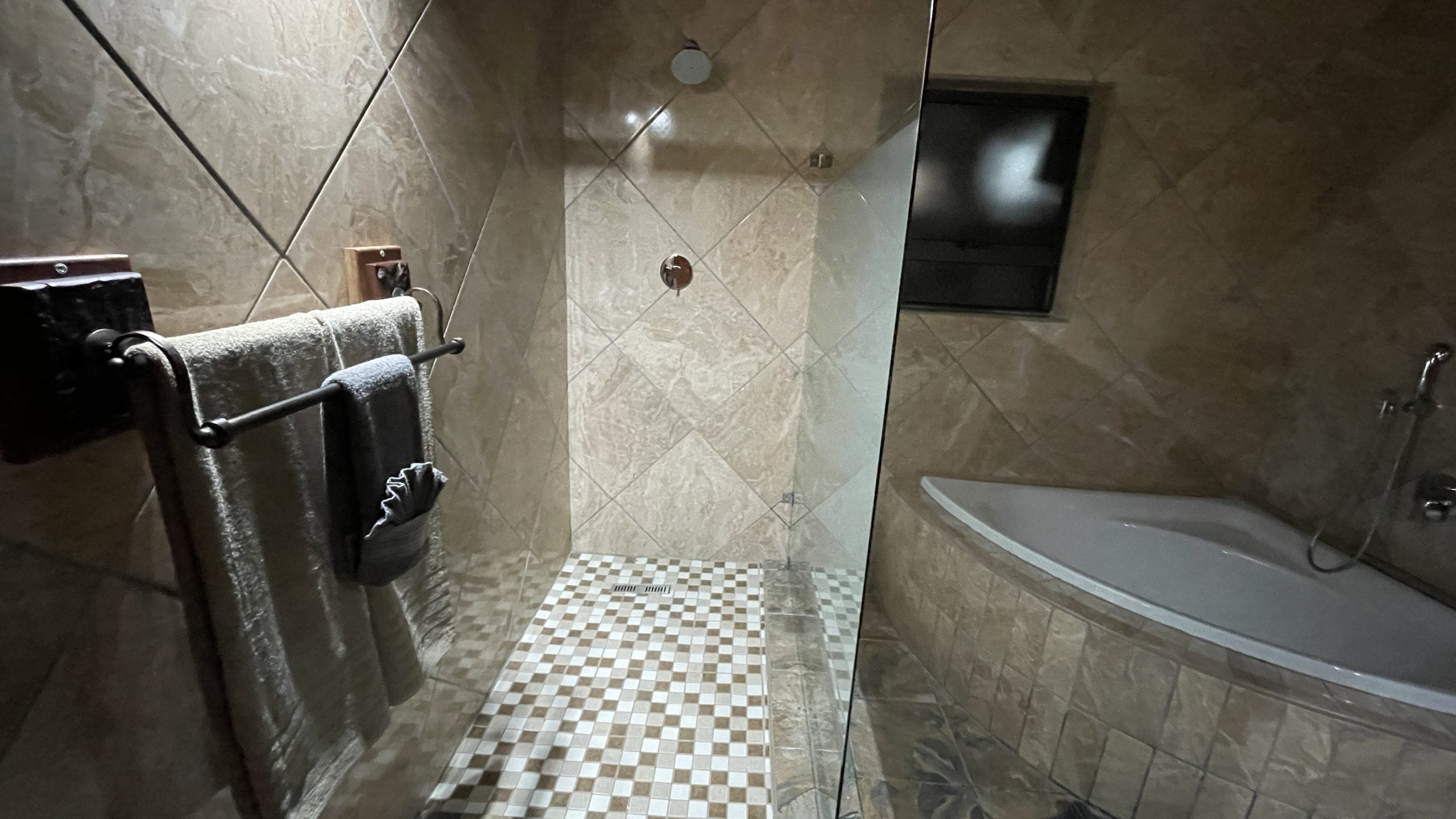 Sabatana Private Reserve Leopard Lodge walk-in shower