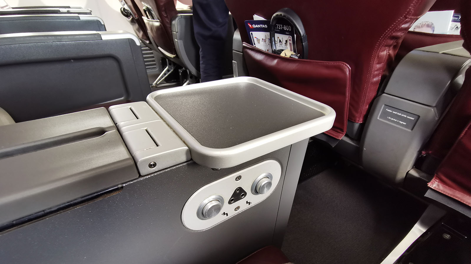 Qantas Boeing 737 Business seating