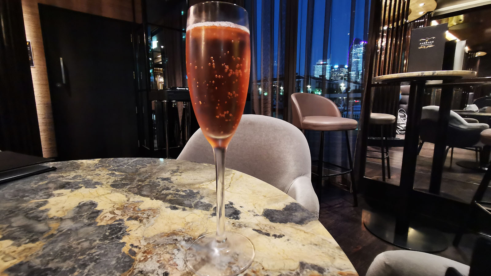 Sofitel Auckland Viaduct Harbour Sabrage Champagne Bar