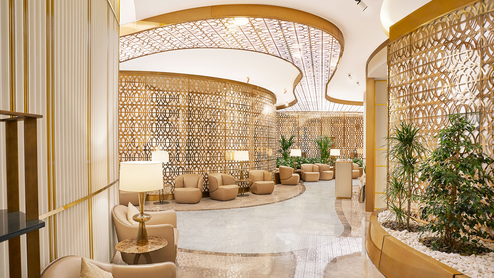 Oman Air Lounge in Muscat