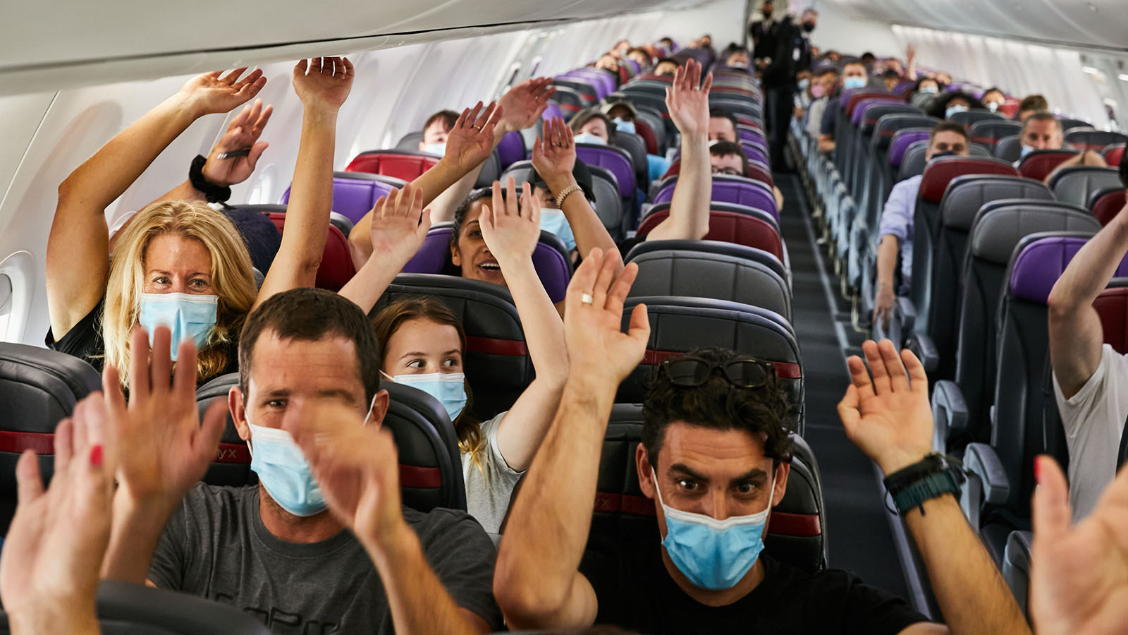 Virgin Australia's inaugural Fiji flight