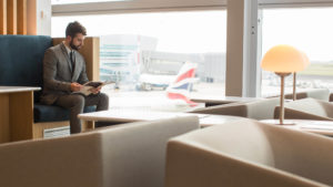 British Airways Lounge Rome