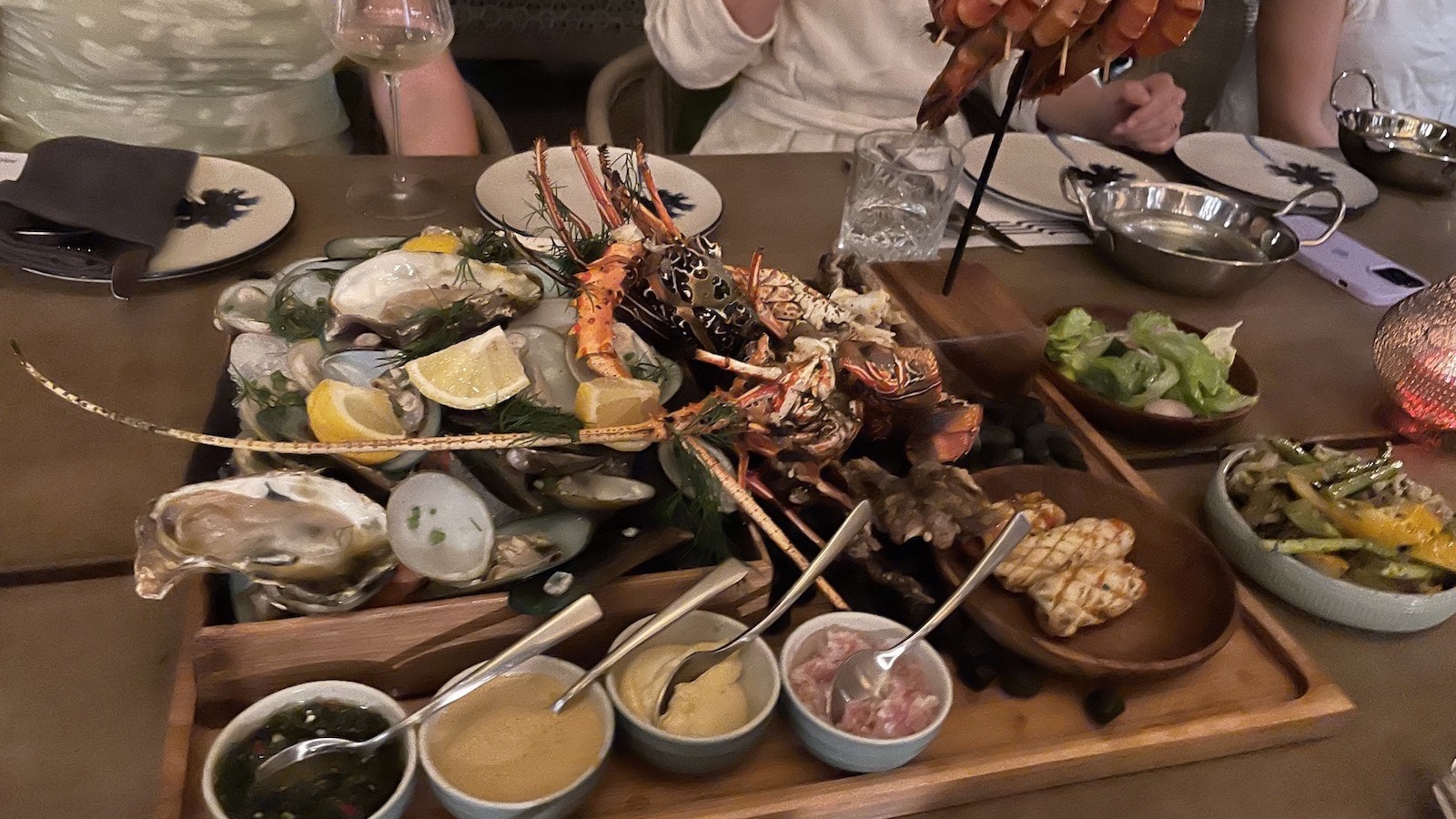 Seafood Platter KSC Rooftop Restaurant Mamaka by Ovolo Bali