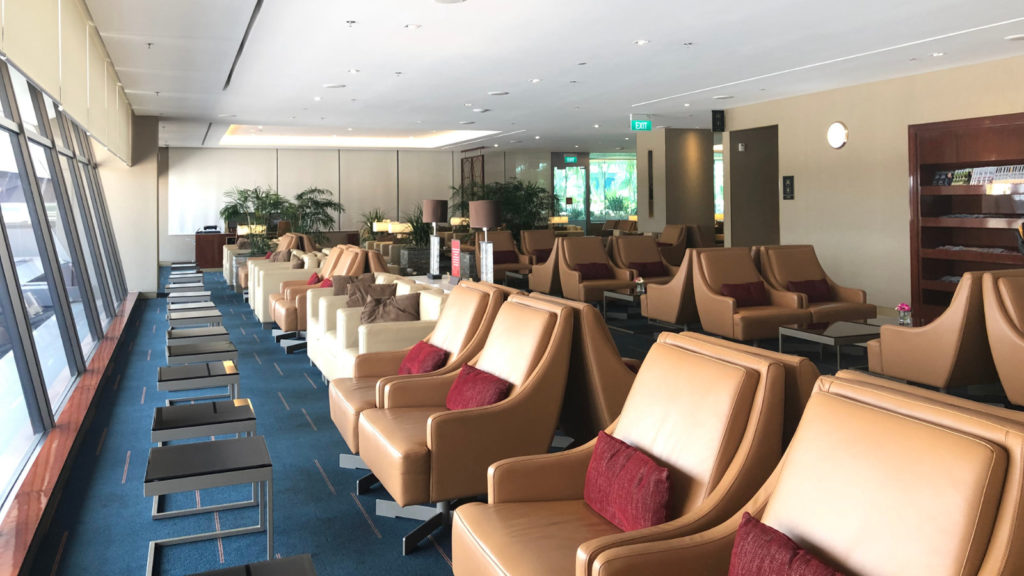 Emirates Lounge Singapore Seating