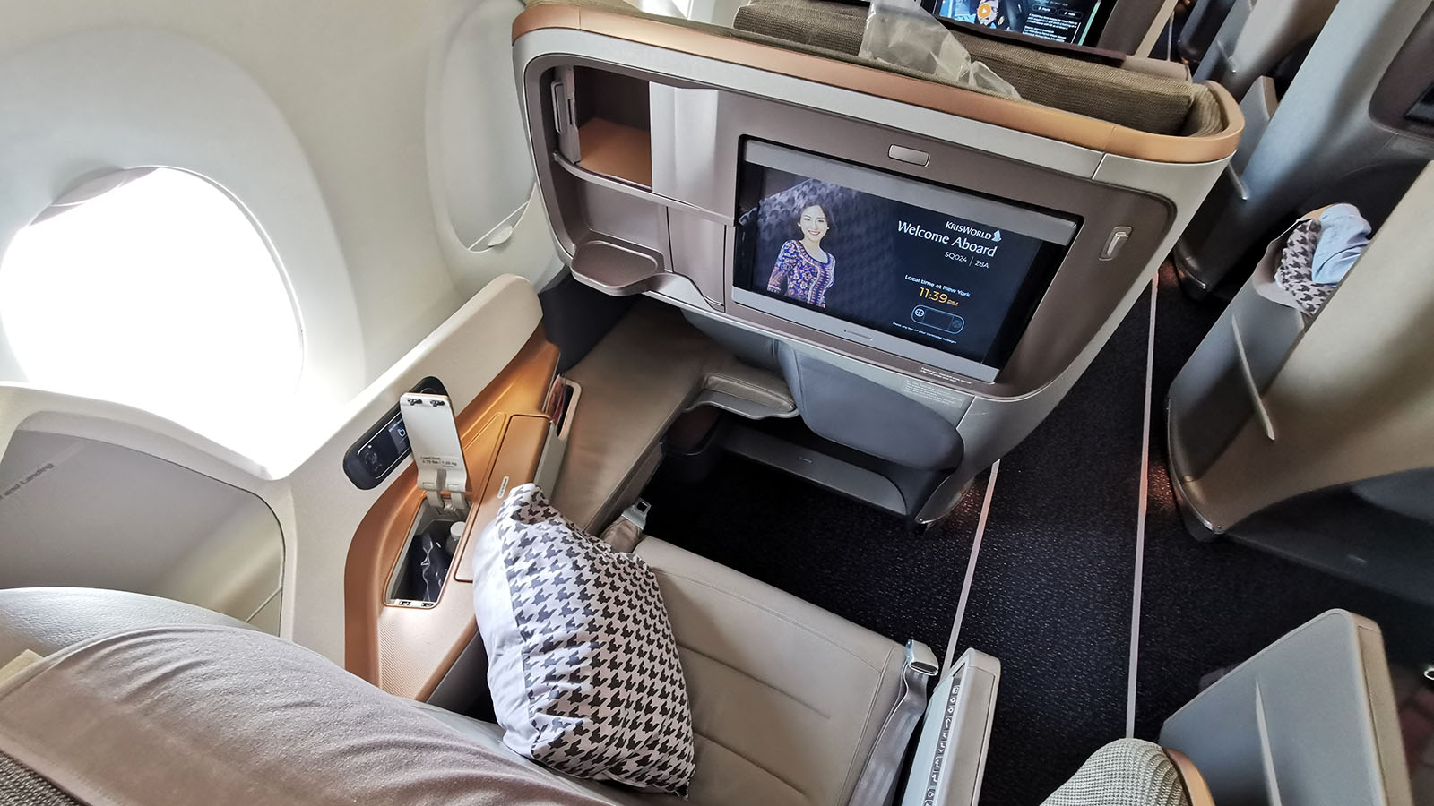Singapore Airlines Airbus A350 Business Class