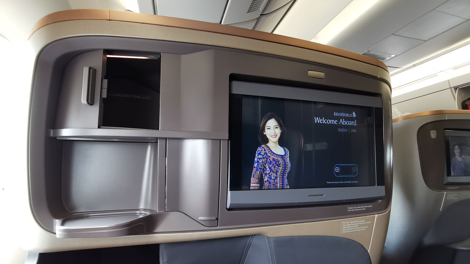 Singapore Airlines Airbus A350 Business Class