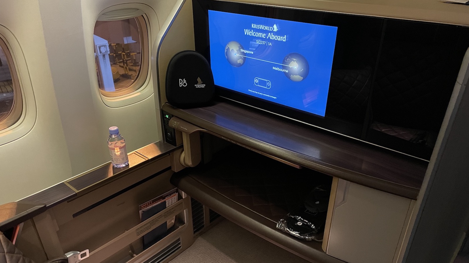 Singapore Airlines First Suite Seat View