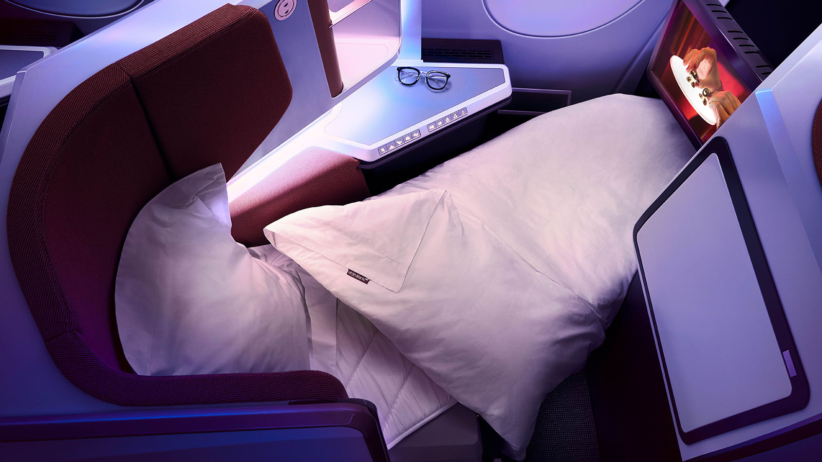 Virgin Atlantic Upper Class bed