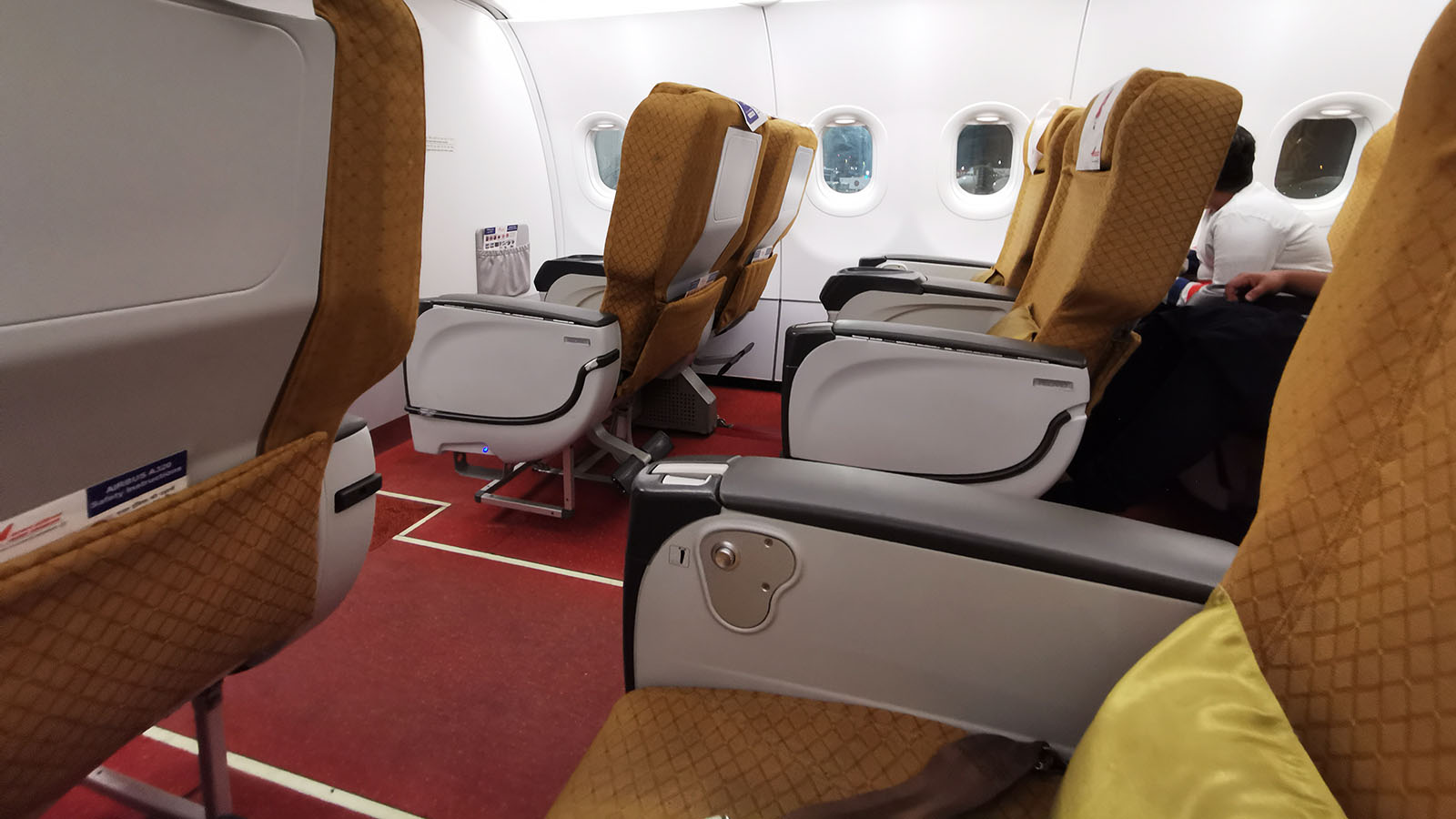 Air India's A320neo Business Class cabin has 12 seats
