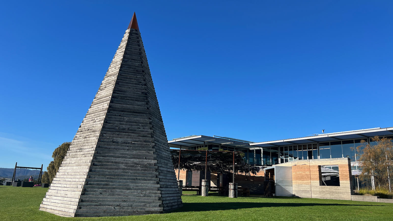 MONA Hobart sculpture terrace