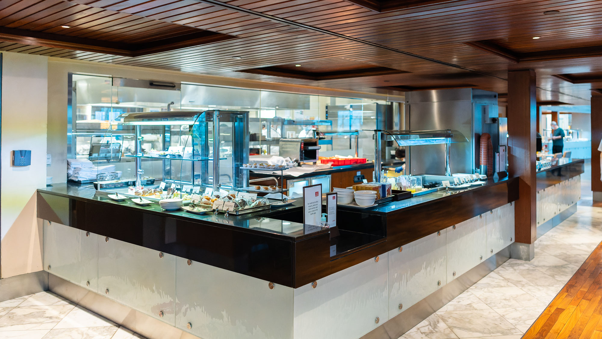 Emirates Dubai First Lounge Concourse B Kitchen