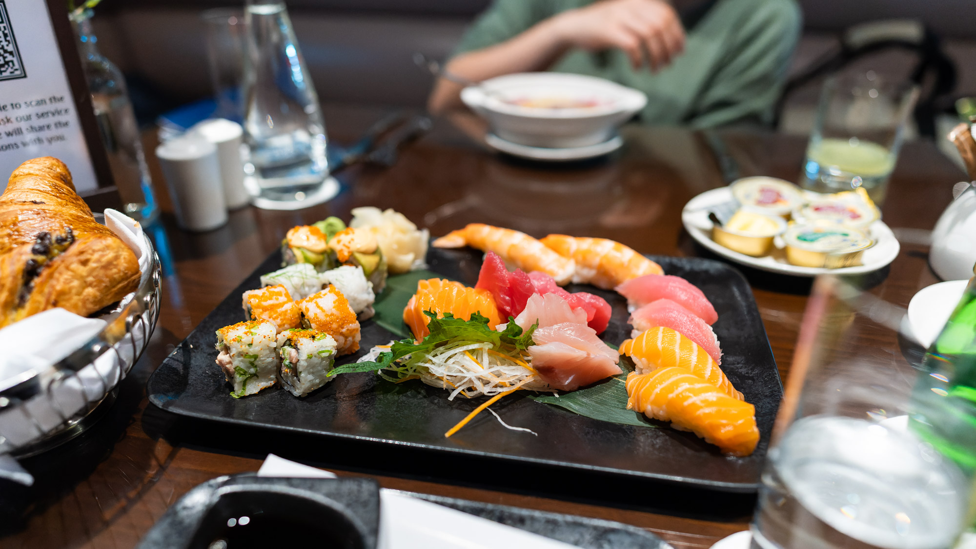 Emirates Dubai First Lounge Concourse B Sushi