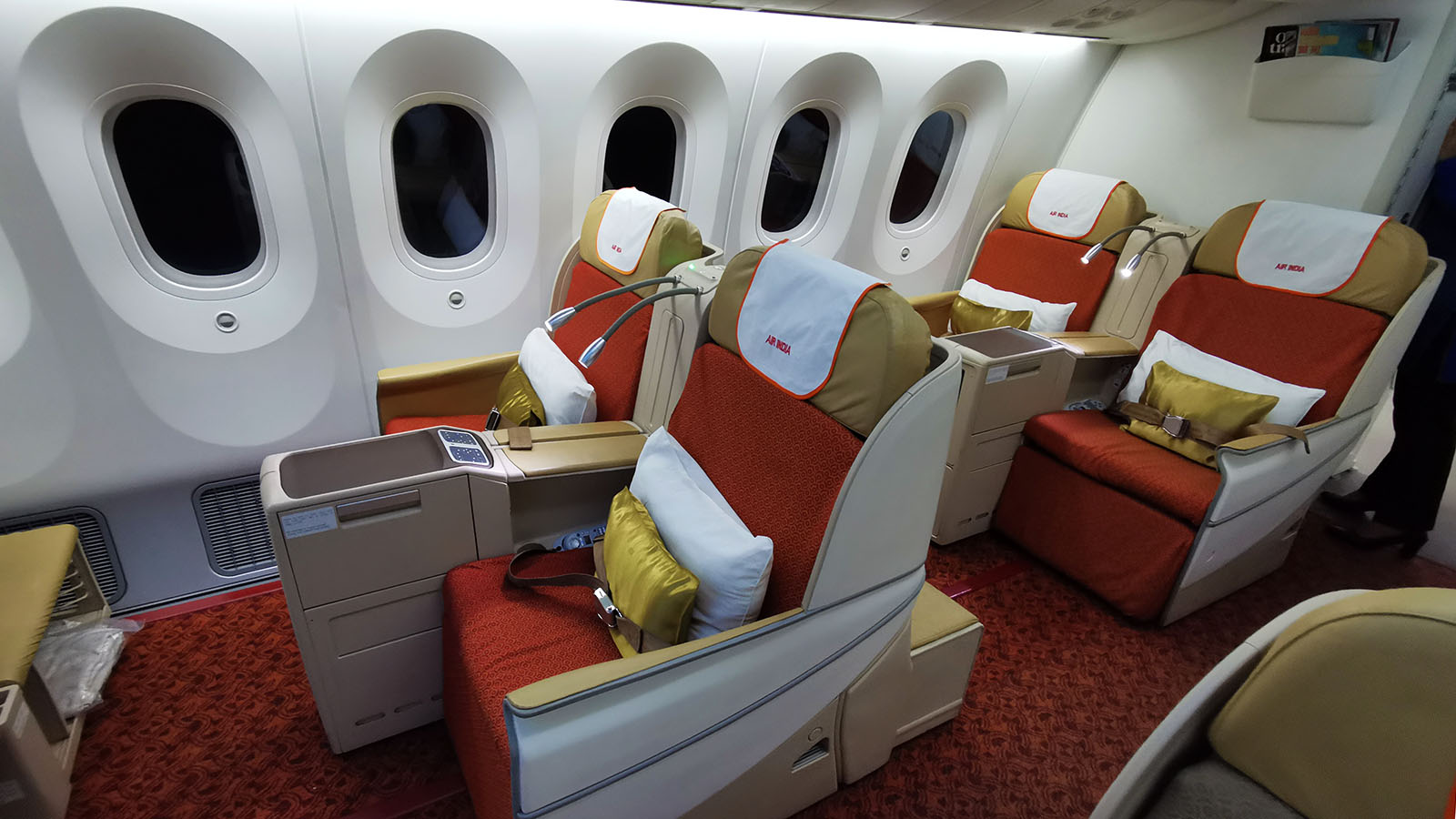 Seating pairs in Air India's Boeing 787 Business Class