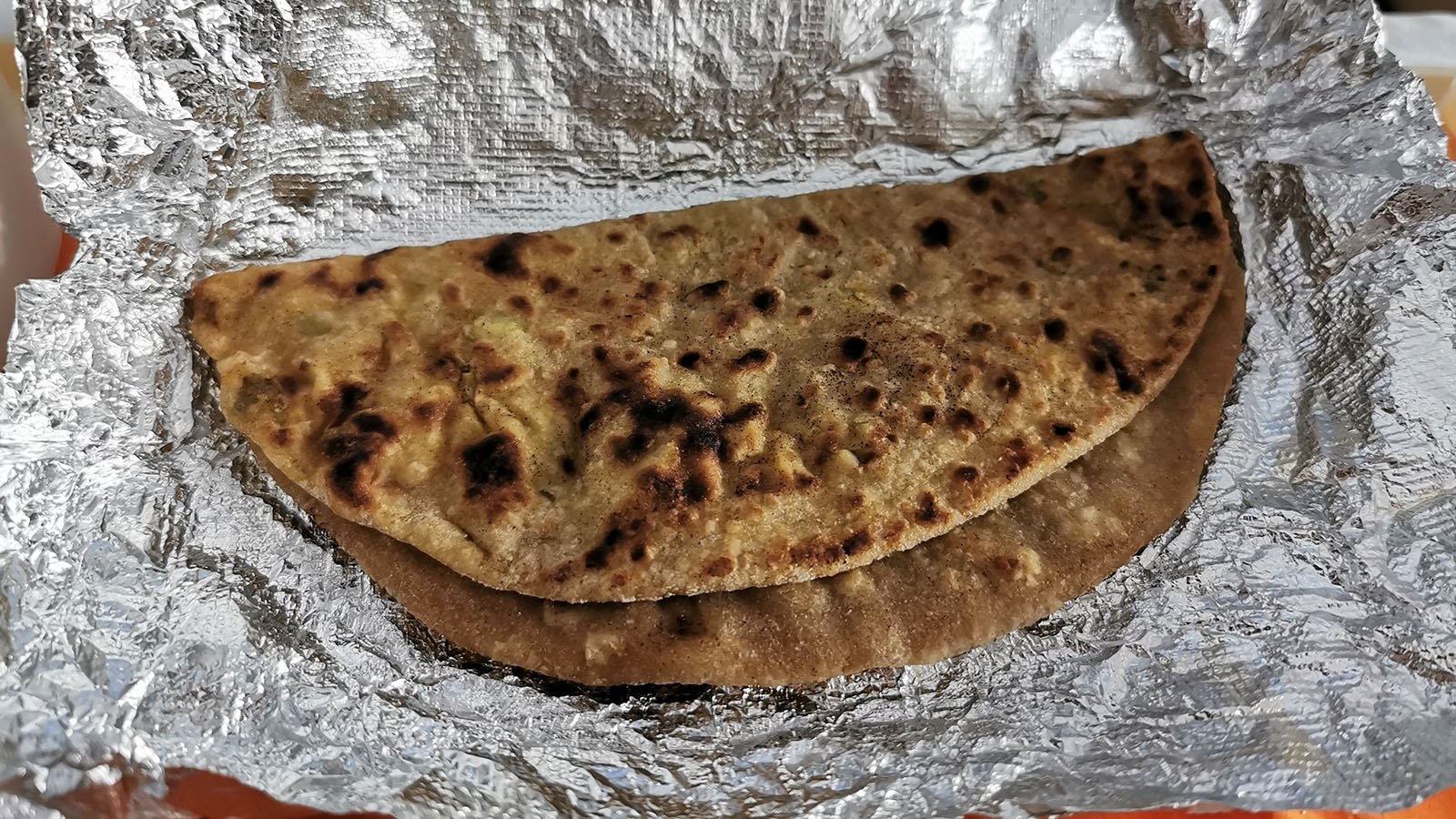 Bread wrapped in foil in Air India's Boeing 787 Business Class