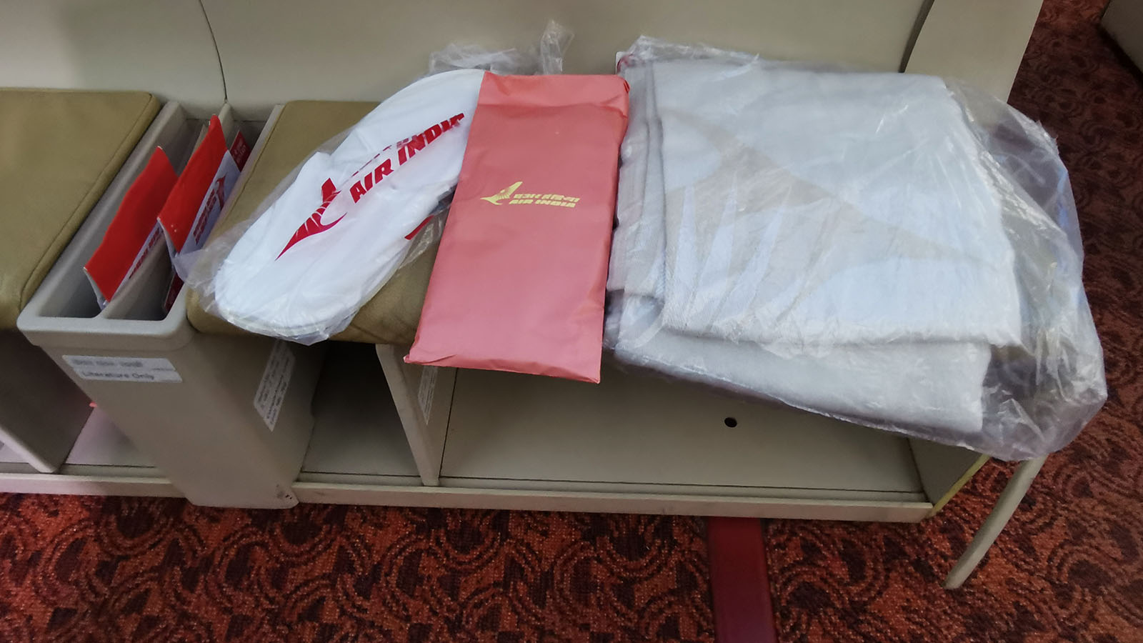 Amenities in Air India's Boeing 787 Business Class